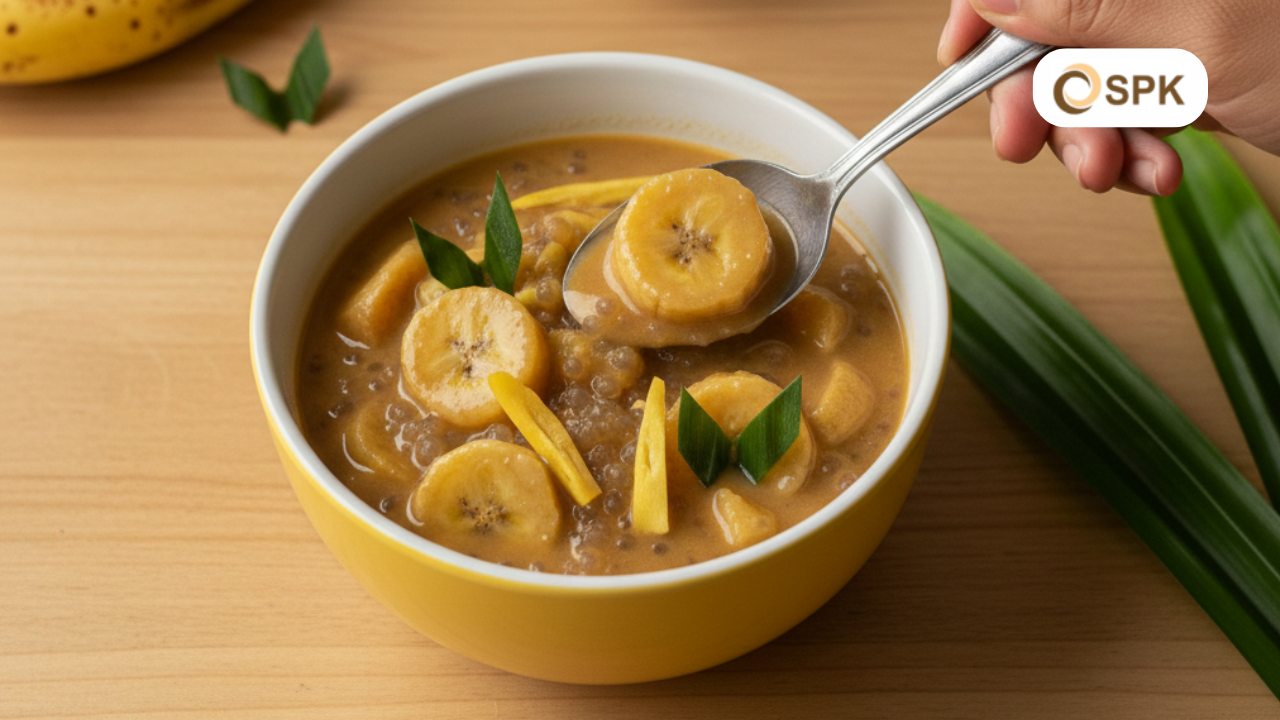 Kolak without Coconut Milk, using Creamer Powder