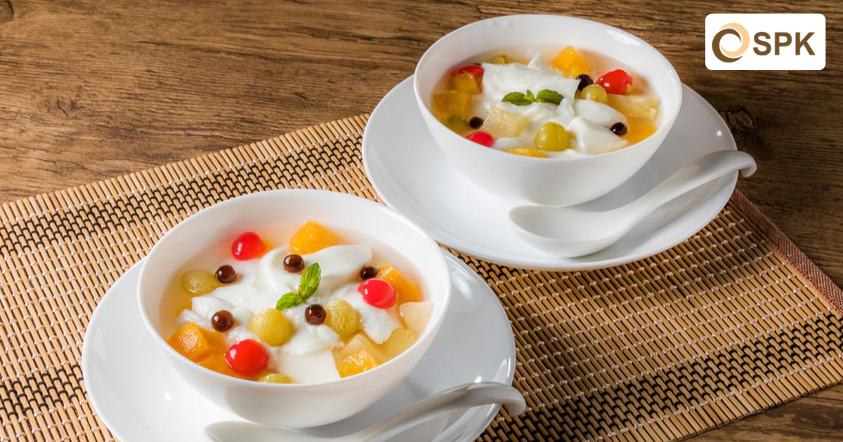 Es Buah Air Kelapa - Resep Minuman Berbuka Rendah Kalori untuk Dibuat di Rumah