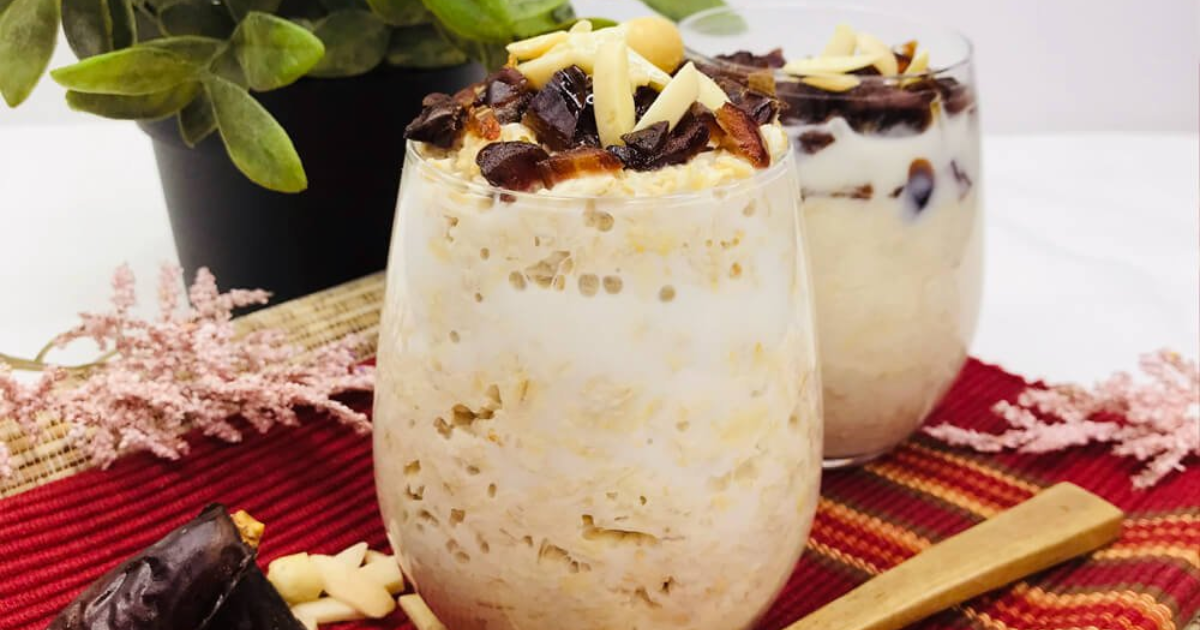 Oatmeal Kurma - Resep Minuman Berbuka Rendah Kalori untuk Dibuat di Rumah
