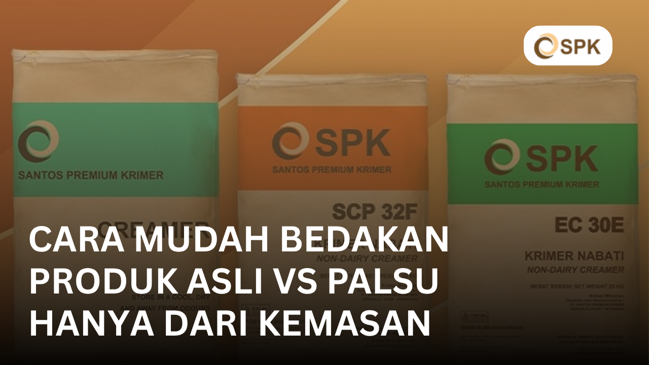 Cara mudah bedakan produk santos asli vs palsu hanya dari kemasan